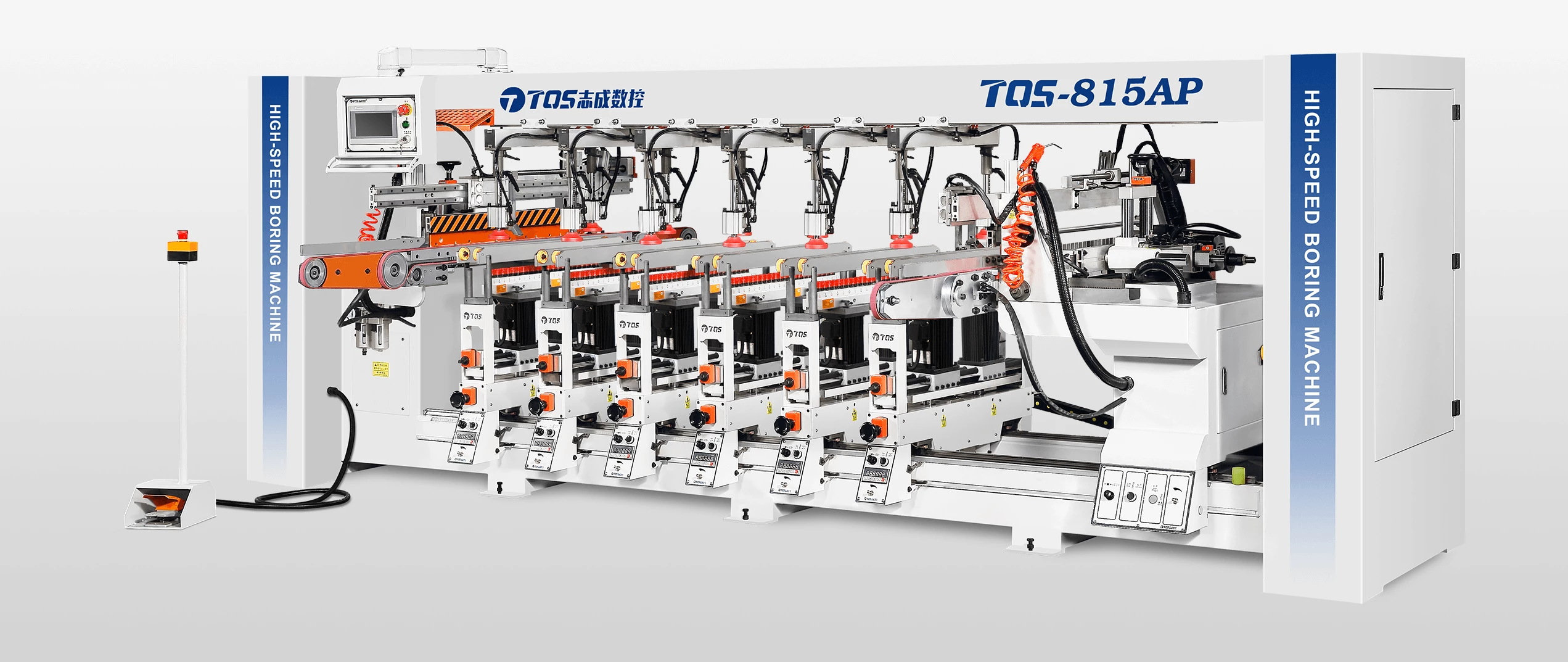 TQS-815/808AP — Üç Yüzeyli Otomatik Delik Delme Makinesi